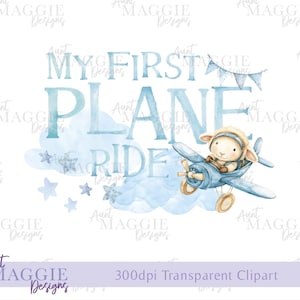 Eerste keer flyer clipart sublimatie ontwerp 1e vliegtuigrit mini piloot print instant digitale kunst instant PNG vakantie T-shirt vakantie vest