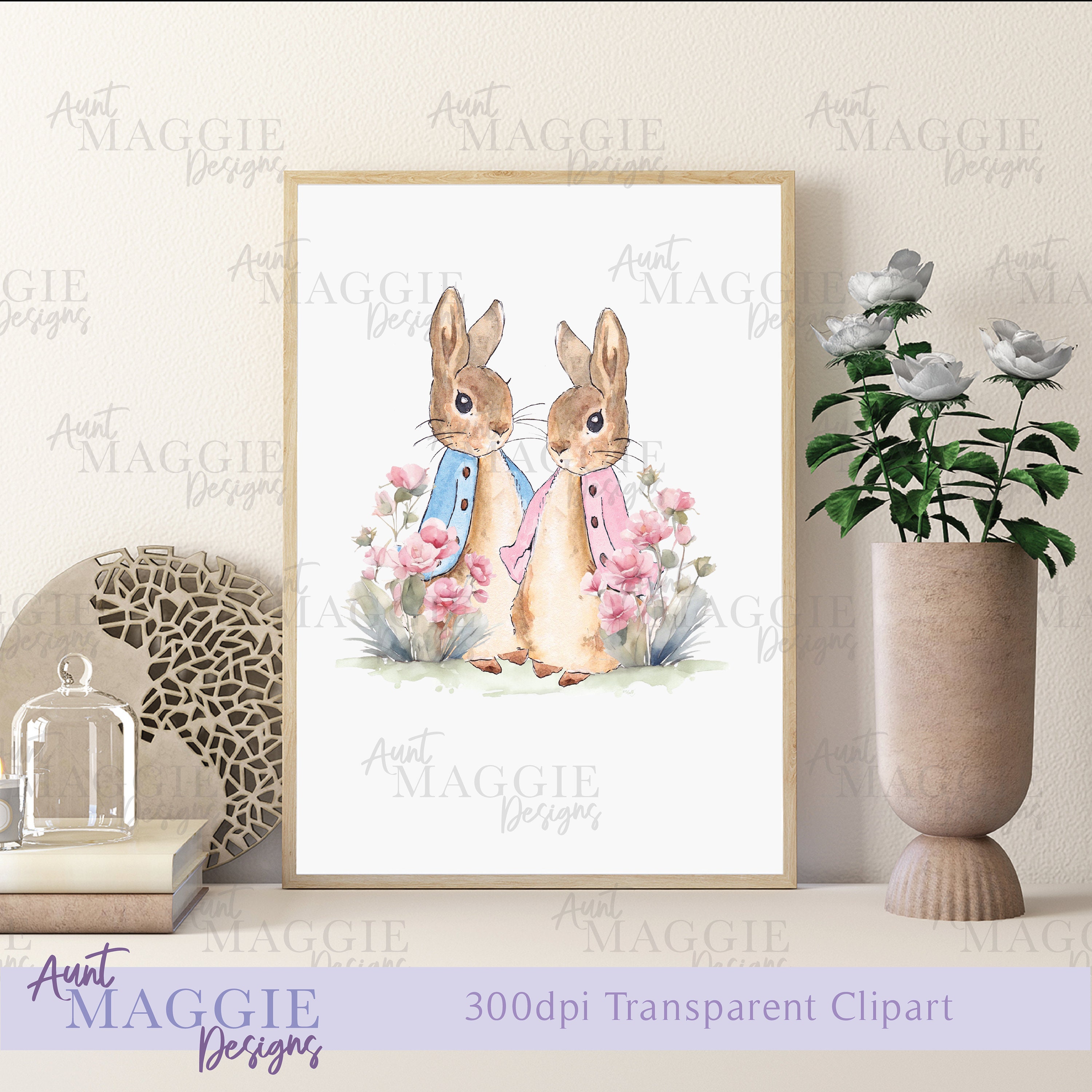 Peter Rabbit Flopsy Rabbit Foot Peter Rabbit Watercolor Clipart, Flopsy Bunny Design (PNG Digital Art ...