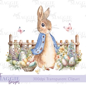 Häschen-Ostern-Sublimationsdesign, Peter Rabbit, Flopsie Ostereier, Instant Digital Art, Instant PNG, Oster-T-Shirt, Osterkarte PNG
