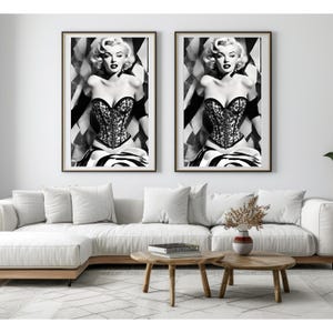 Marilyn Monroe wall art , Norma digital print , Hollywood star digital print , Marilyn Monroe vintage , Vintage black and white portrait ,