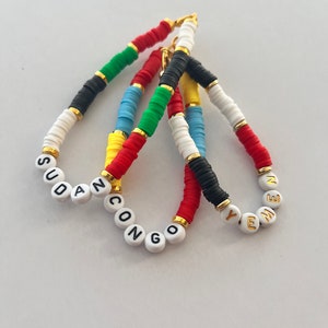 International Solidarity Bracelets (3 Pack-Yemen, Congo, Sudan)