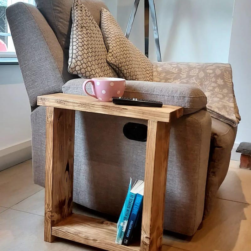 Side Table Long Narrow - Etsy UK