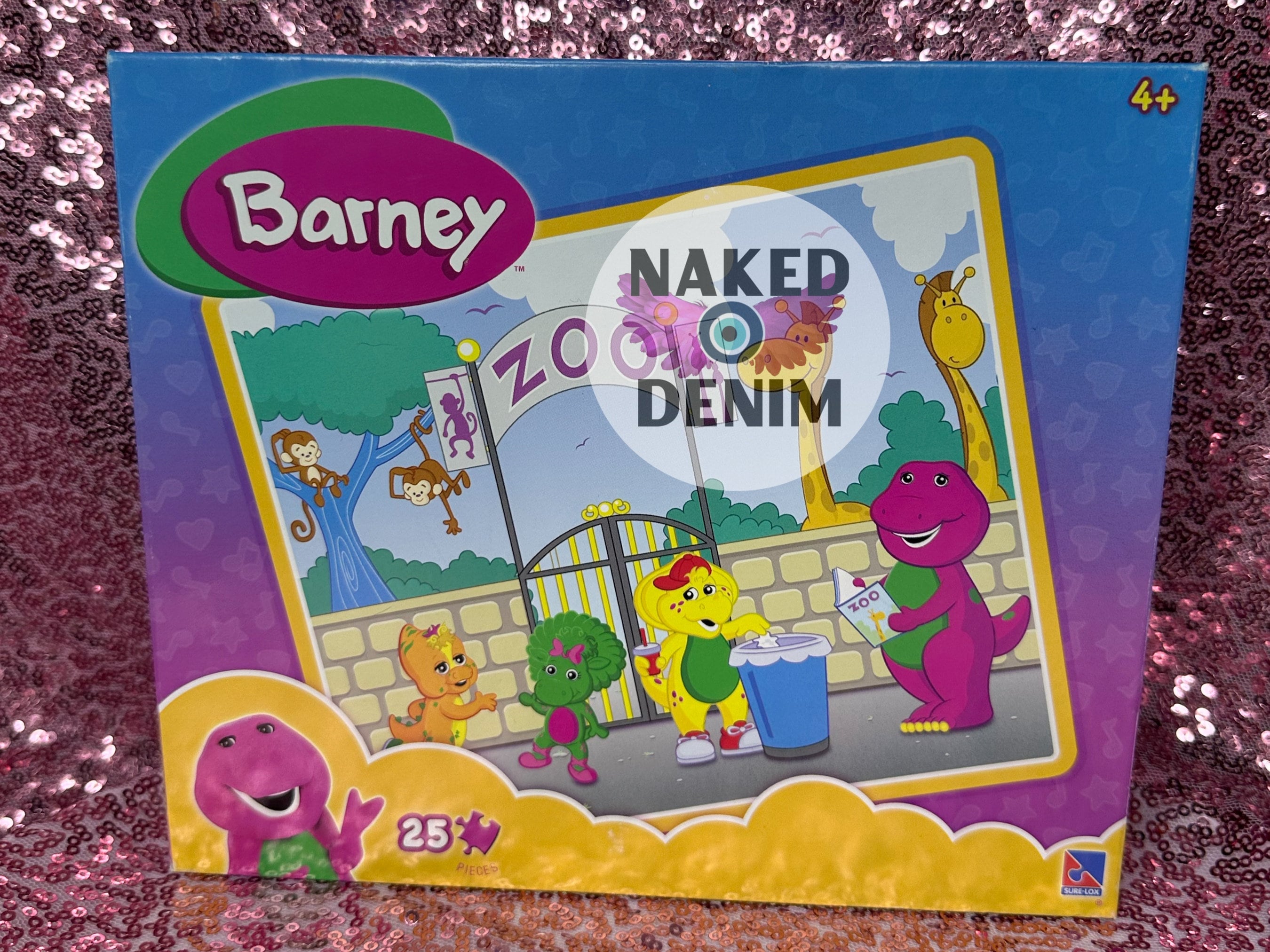 Barney and Friends at the Zoo 25 Piece Puzzle - Etsy