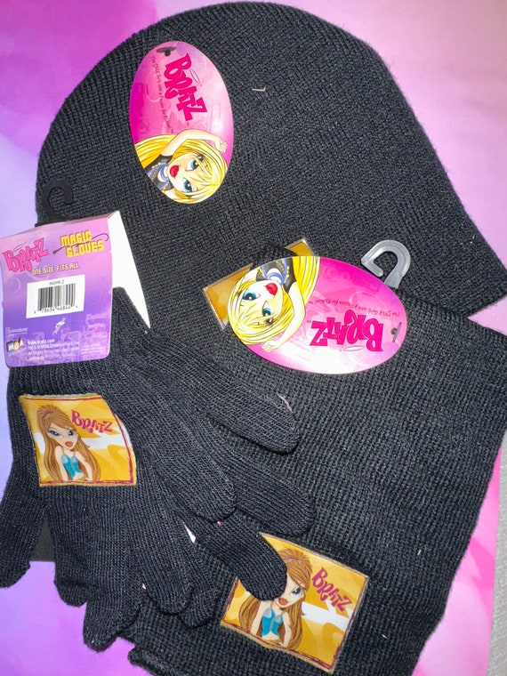 Y2k Scarf and Hat glove set ,BratZ