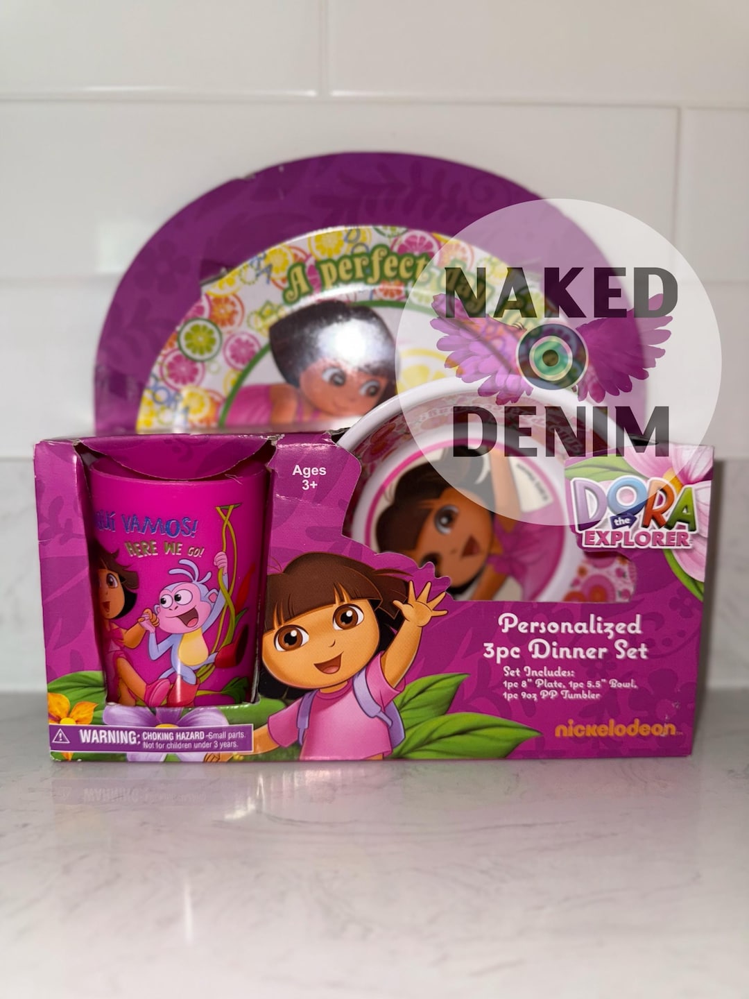 2013 Dora the Explorer Dinnerware Set Melamine Cup,plate,bowl - Etsy