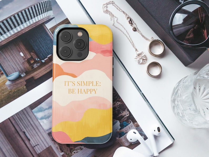 Custom Colorful Smartphone Case Apple iPhone 11 12 13 14 15 Pro Max Plus Samsung S20 21 22 23 Ultra Preppy Aesthetic Slim Though Gift zdjęcie 5