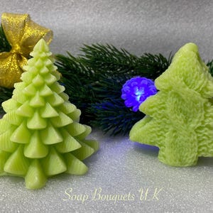 Christmas Tree Soap Gift – Unique Stocking Fillers, Holiday Gifts, and Festive Treats | Handmade Vegan Soap Gift Box | Cute Christmas Gifts