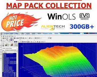 Colección definitiva de mapas DAMOS: para usar con WinOLS, reprogramación de centralita Ecu Titanium (descarga instantánea).