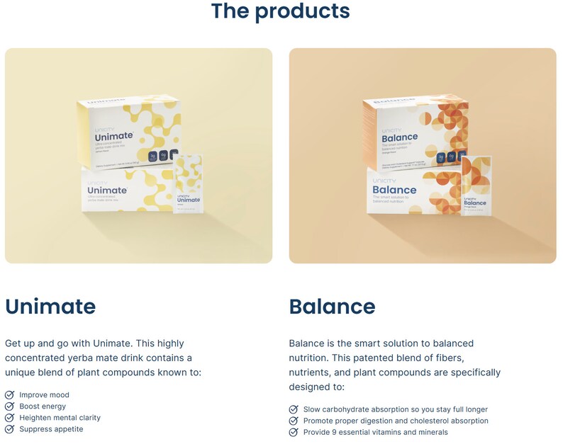 Unimate & Balance Slimming Kit Effective and Healthy Weight Loss, Natural Appetite Suppressant