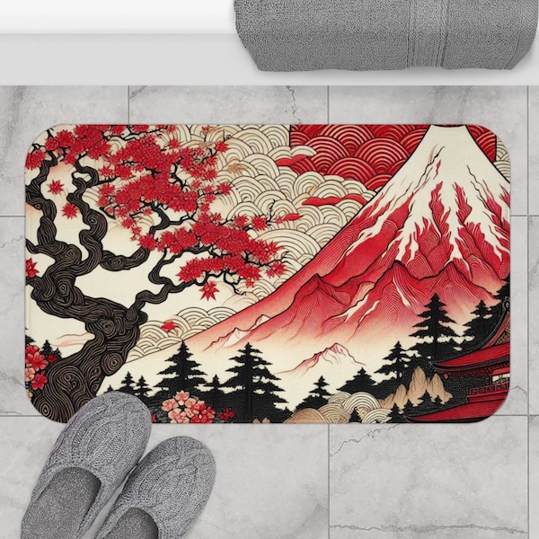 Tapis de salle de bain japonais Hinoki haut de gamme