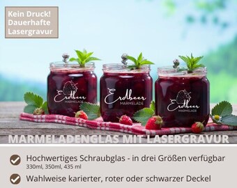 Individuell gestaltetes Marmeladenglas mit Namen und Motiv - Personalisierte Geschenkidee für jede Gelegenheit