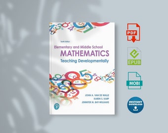 Elementary And Middle School Mathematics: Teaching Developmentally 10Th Edition
