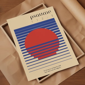 Psalm 112:3 - From the rising of the sun to the going down of the sun, praise be to the name of the Lord! - 2 versions to choose from - Original creation A3/A2 poster