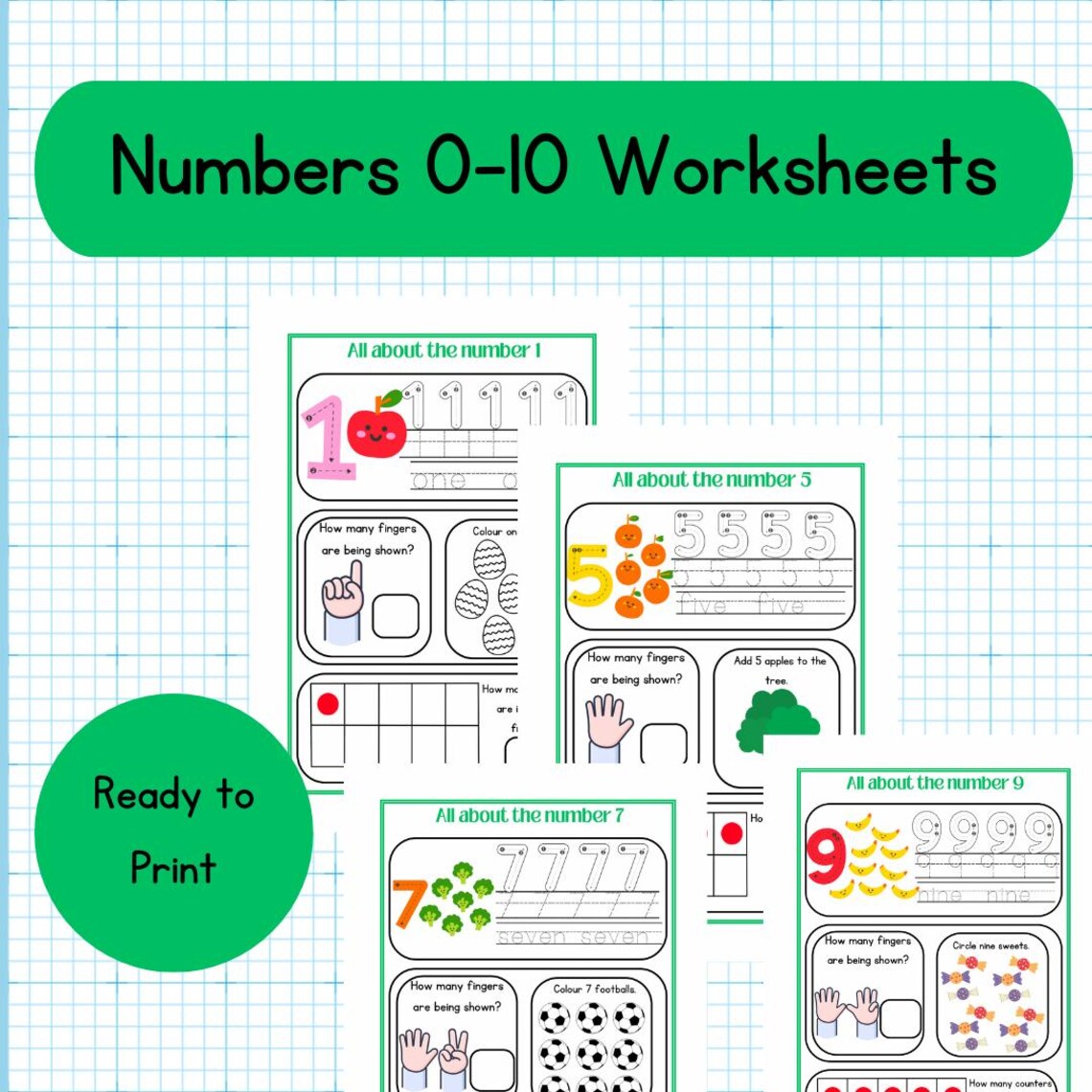 Maths Worksheets | Numbers 0-10 Maths Worksheet | Early Years Maths ...