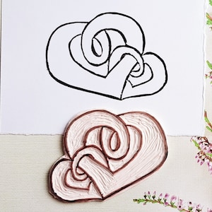 Sello de goma con forma de corazón para invitaciones, postales, sobres, cartas, papelería romántica, sello, diario, accesorios de técnica mixta, planificador