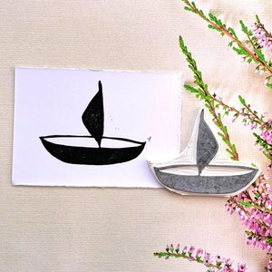 Stempel boot schip rubberen stempel voor bulletjournal kaarten maken artistieke print papier briefpapier supply creatieve DIY drukblok scrapbooking;