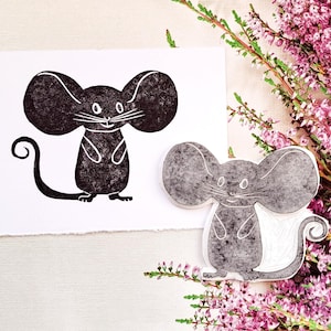 Timbro in gomma per invito, quaderno, scrapbooking, diario, fata, natura, blocco di stampa, bullet journal, simpatico timbro animale, decorazione fai da te