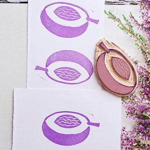 Pflaume Stempel, Obst Stempel, für Journaling, Scrapbooking, DIY Bastelarbeiten, Schreibwaren, Geschenkverpackungen handgemachte Karten Kleber Buch Laub