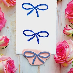 Handgesneden rubberen strikstempel, stempel van polymeerklei voor aardewerk, stempel voor scrapbooking, kaarten maken, knutselstempel voor kerstuitnodigingen, cadeau