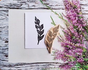 Blad takje boom arbor tak rubberstempel voor bulletjournal, homeschooling, rustieke briefpapier decor wildlife bos berghut tuin