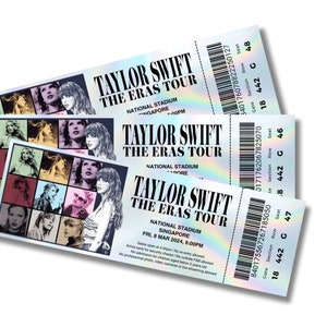 Taylor Swift The Eras Tour Ticket Template Canva Editable Non-Pro Account Compatible image 2