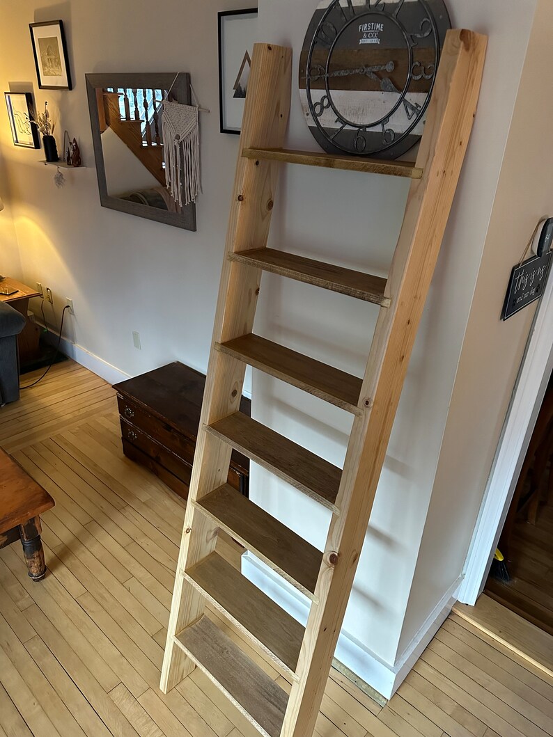 Custom Wooden Ladders for Loft or Decoration Etsy