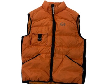 Sergio Tacchini Puffer Vest / Gilet - S  Outerwear Padded Down Coat Puffa Outdoor Winter Bomber Jacke Daunenjacke winter