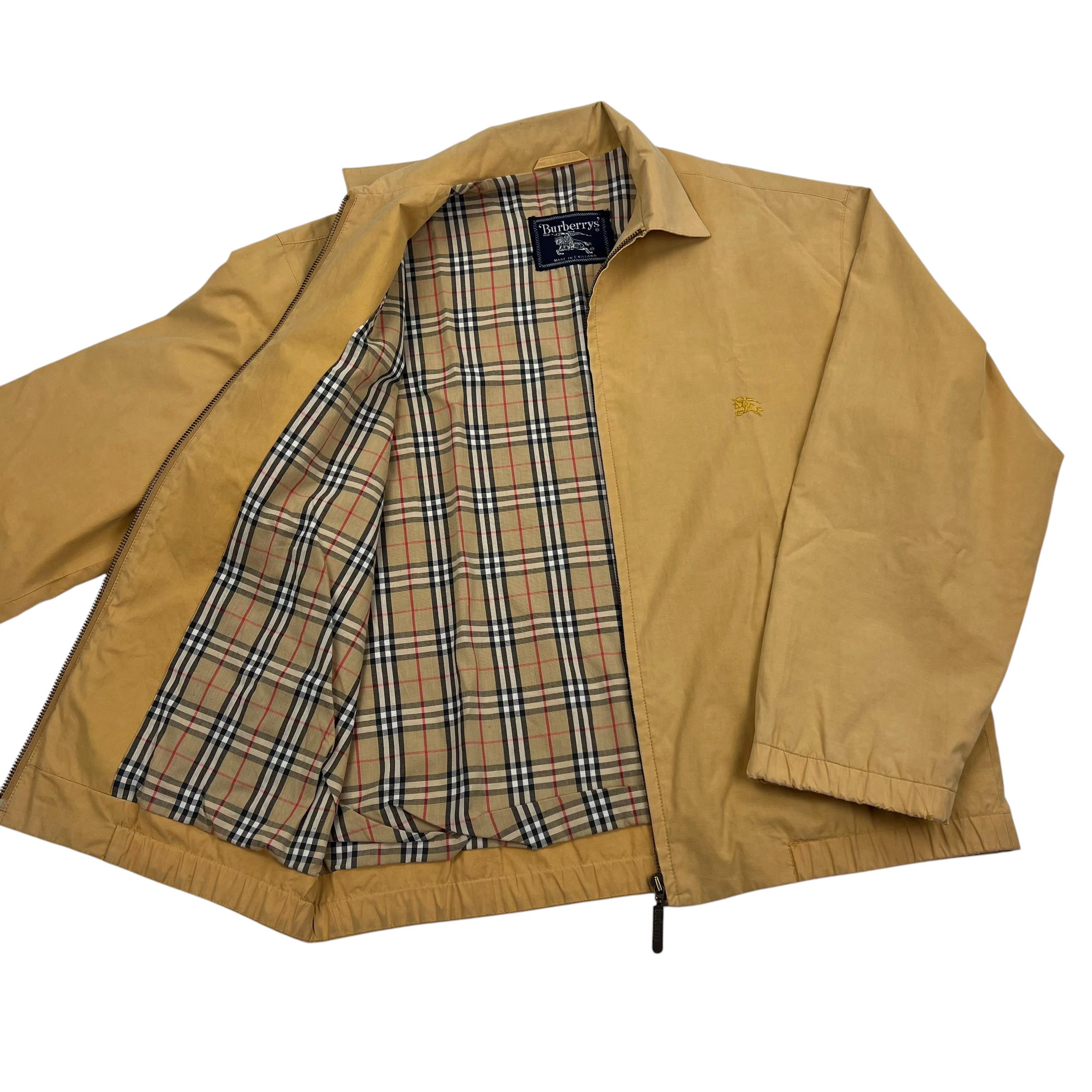 Vintage Burberry Harrington - Etsy