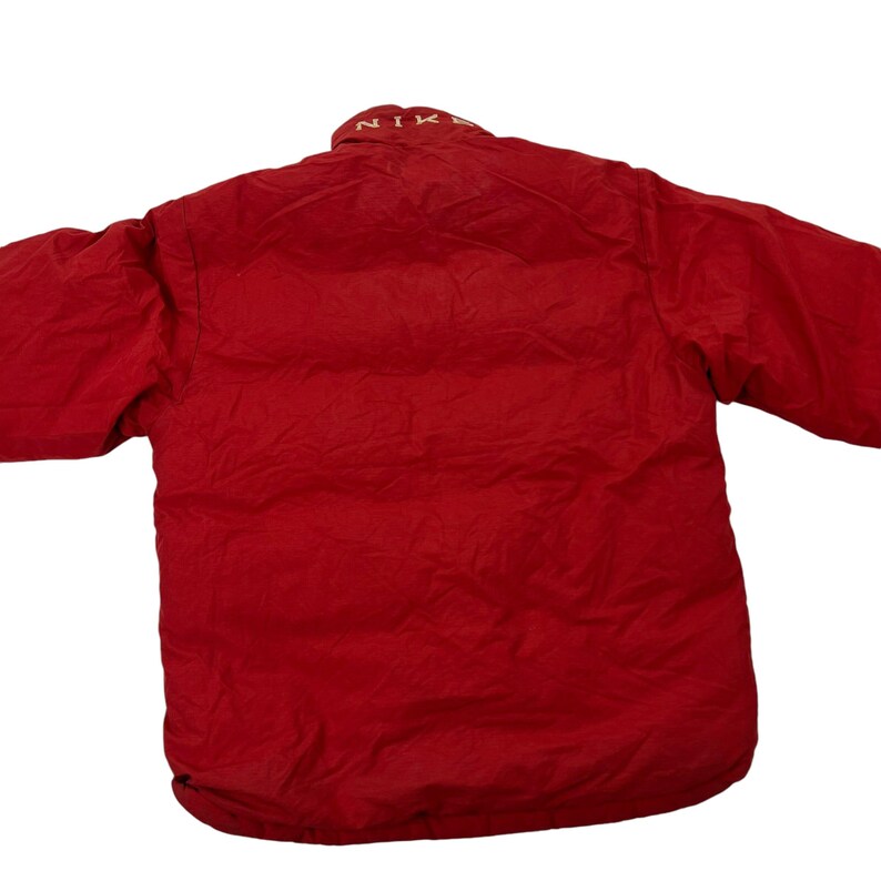 ヴィンテージ ナイキ リバース パファー - S アウター パッド入り ダウン コート パファ アウトドア 冬 ボンバー ジャック Daunenjacke 冬 画像 8