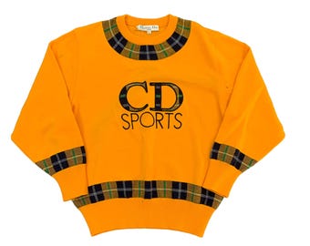 Vintage Christian Dior Sweater - S Sweatshirt Pullover Hoodie Crewneck Cozy Warm Knit Men Women streetwear