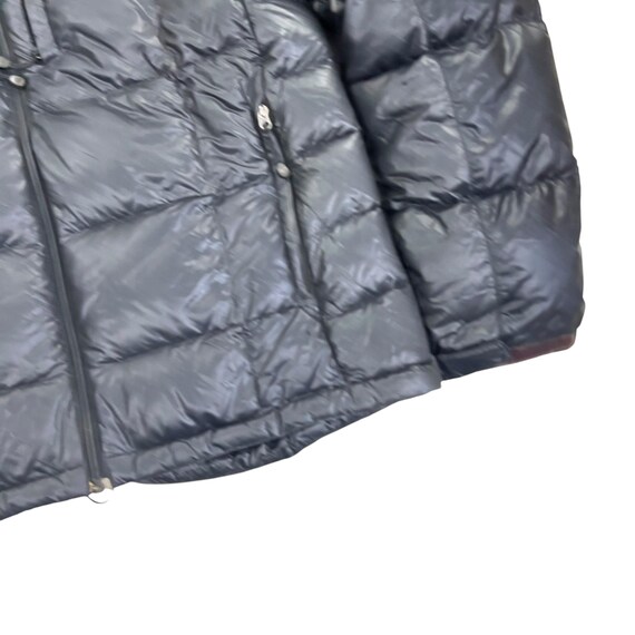 Alpine Buttoned Puffer Jacket Blue