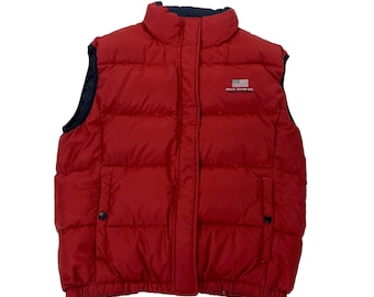 Ralph Lauren Polo Jeans Puffer Gilet Vest - Women XS / S Daunenjacke Down Coat Puffa Outdoor Winter Outerwear Jacke outerwear