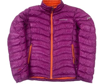 Montbell Light Puffer Down Coat / EX 800 - Women M  Outerwear Padded Down Coat Puffa Outdoor Winter Bomber Jacke Daunenjacke winter
