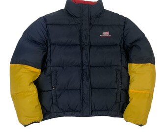 Ralph Lauren Polo Jeans Puffer-Mujer M Daunenjacke Down Coat Puffa Ropa de abrigo de invierno al aire libre Chaqueta de abrigo