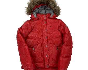 Tommy Hilfiger Denim Puffer - XS women  Outerwear Padded Down Coat Puffa Outdoor Winter Bomber Jacke Daunenjacke winter