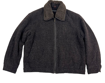 YSL (Yves Saint Laurent) Fleece Wool Jacket - Men L
