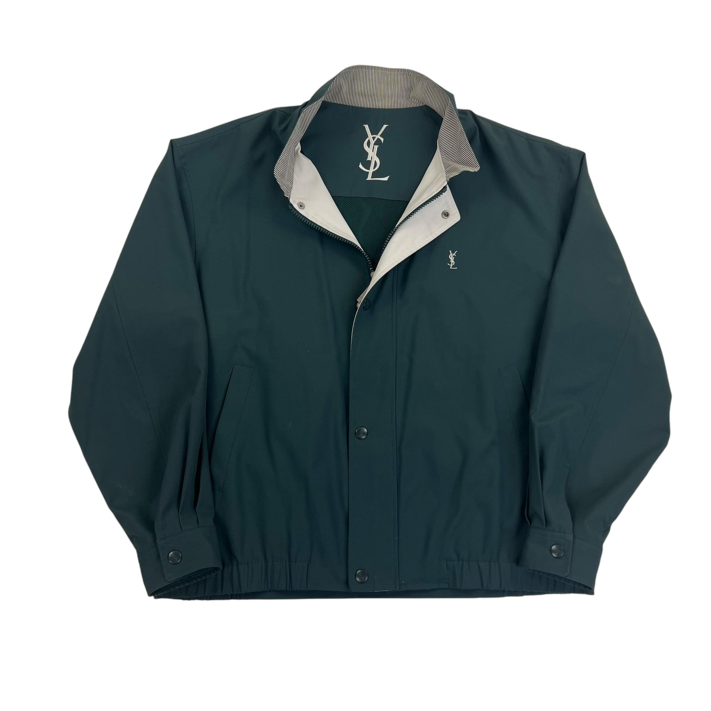 ジャケット・アウター YSL Yves Saint Laurent 80s coat YVES SAINT LAURENT Vintage YSL Logo Jacket Brown Velvet