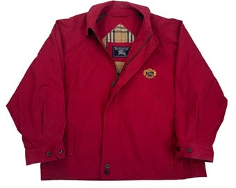 Burberry London Windbreaker Harrington Jacket - XL Light Jacket Windproof Zip Weather lightweight Outerwear Outdoor wind jacke