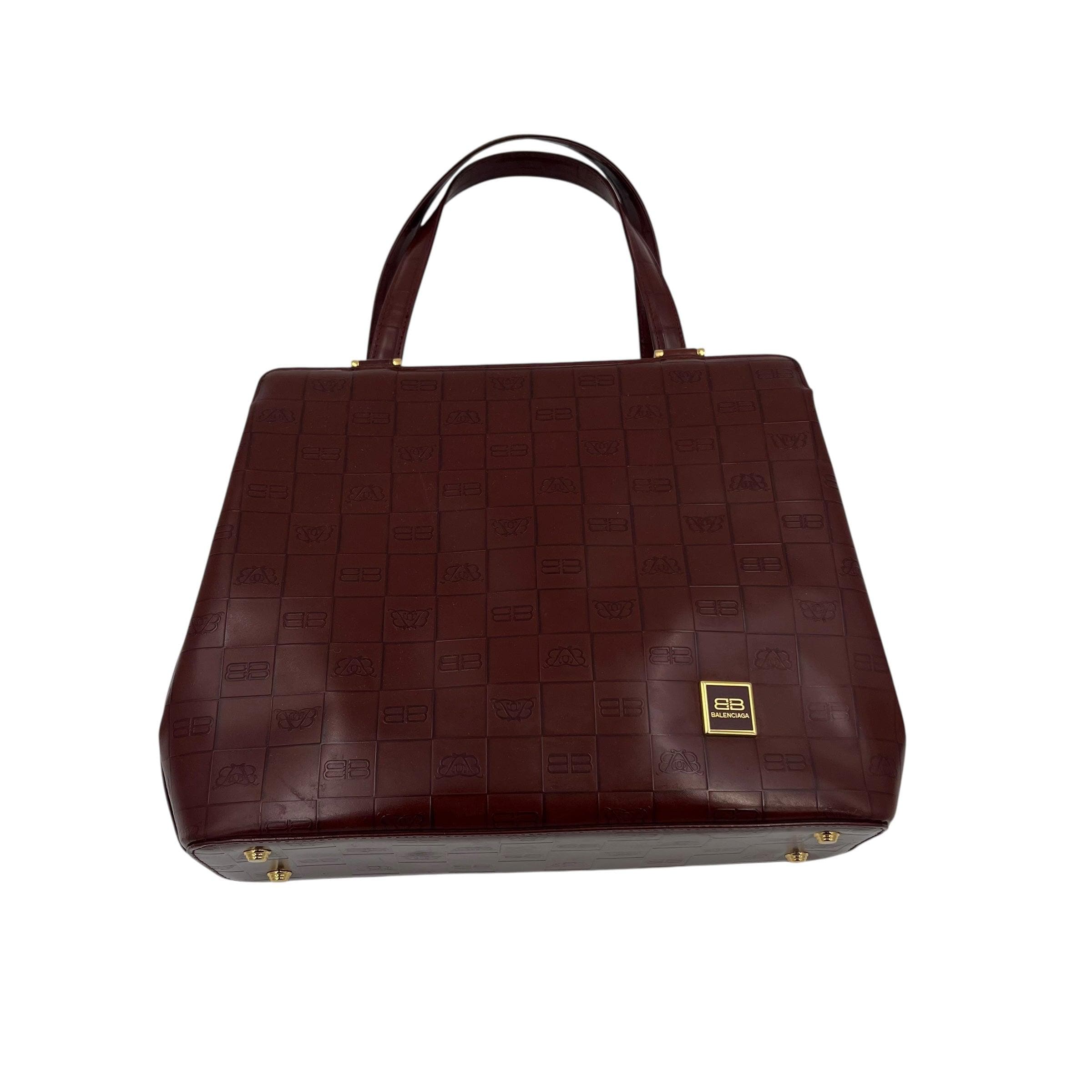 バレンシアガ レザーハンドバック トートバッグ 90s ヴィンテージ