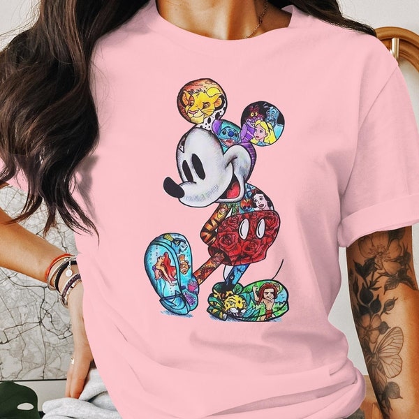 Disney Classic Mickey Mouse Pose Shirt, Mickey Shirt, Disneyland Holiday Vacation Shirt, Disney Retro Shirt, Disney Family Shirt, Disney Tee