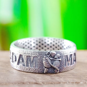 Anillo con nombre personalizado para parejas, anillo personalizado a juego, anillo de plata esterlina con letras grabadas, anillo de promesa hecho a mano, anillo de bodas para él y para ella, regalo