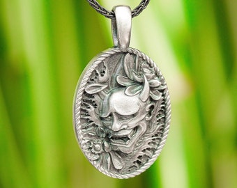 彫よし3×CREEPコラボペンダント「般若」ペンダントネックレス