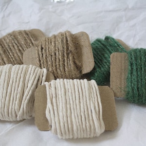 Jute, Natural Jute Twine: 2mm Rustic Gift Wrapping String