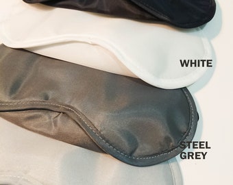 Satijnen slaapmasker, 4-laags lichtgewicht comfort, yoga-reisoogmasker