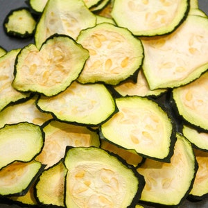 Zucchini, Organic Dried Zucchini Chips: Healthy Paleo Snack
