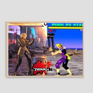 Tekken 8 x Tekken 1 Nina Side By Side Digital Art, Digital Download