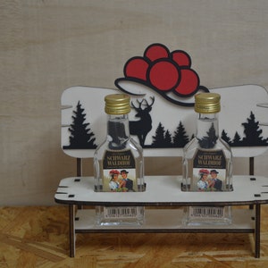 laser cutting gift decoration crafting schnapps bench