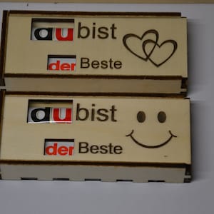 Embalagem para presente Duplobox feita de madeira cortada a laser download