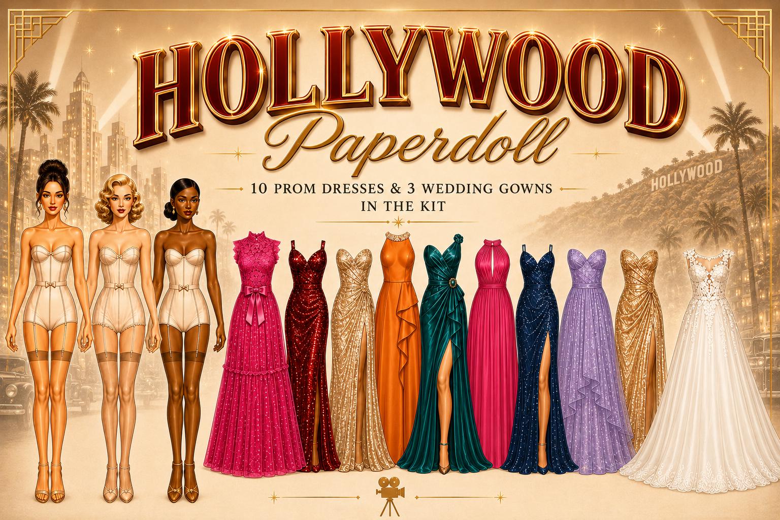 Hollywood Prom Dress - Etsy