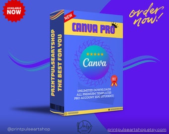CANVA Pro EDU / Ilimitado / por correo electrónico / Acceso de por vida / Entrega instantánea